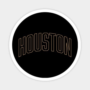 Houston Sand Outline Magnet